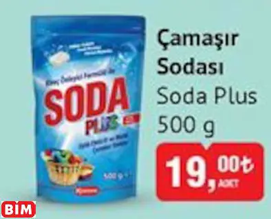 SODA PLUS ÇAMAŞIR SODASI SODA PLUS ÇAMAŞIR SODASI